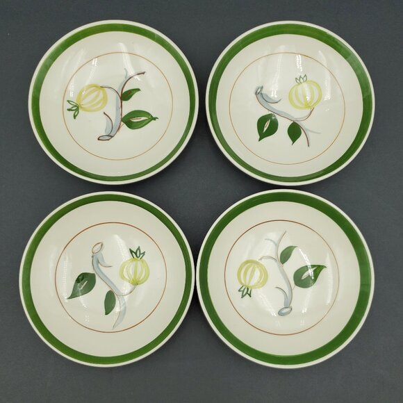 Blue Ridge Southern Potteries Forest Fruit Dessert Berry Fruit Bowls - Picture 4 of 5